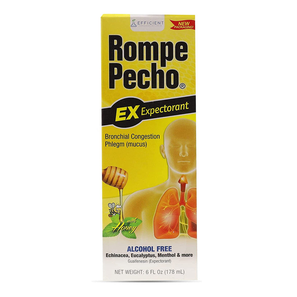 Rompe, Rompe Pecho Cf Cold and Flu Syrup, 6 Oz