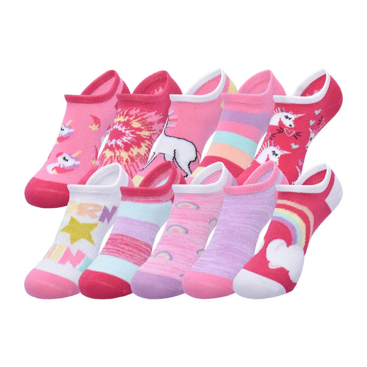 Member's Mark Girls 10-Pack No-Show Sock - Bellso