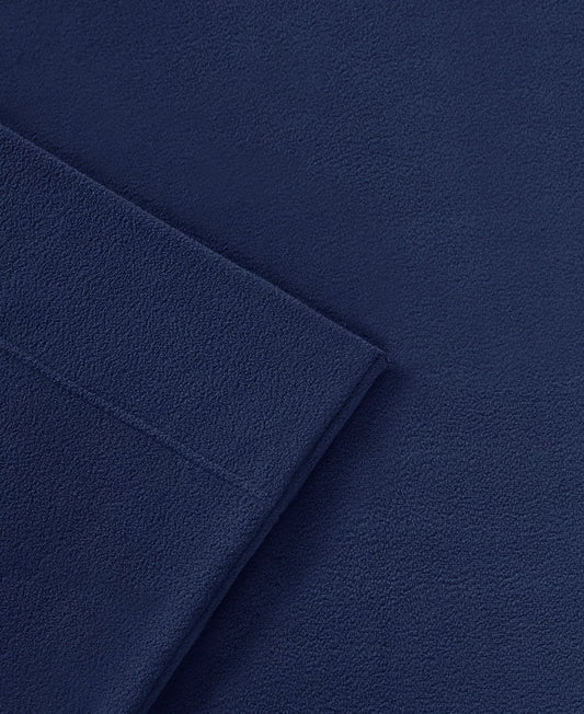 Jla Home Peak Performance 3M-Scotchgard Micro-Fleece 4-Pc. Sheet Set, Queen - Navy - Bellso
