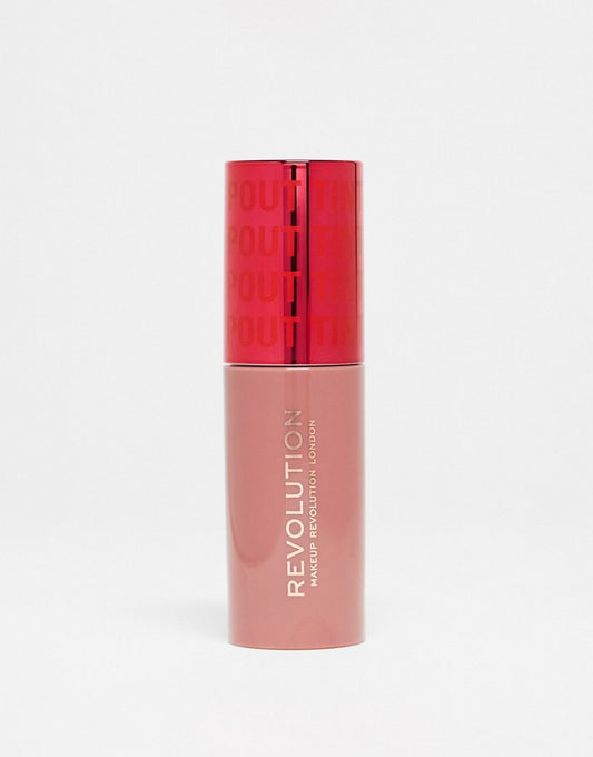 Makeup Revolution Pout Tint Lip Gloss with Moisturising Effect Shade Nude Dreams 3 Ml - Bellso