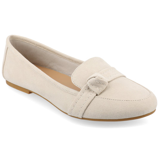 Journee Collection Women's Marci Slip on Flats - Bone Size 7 - Bellso