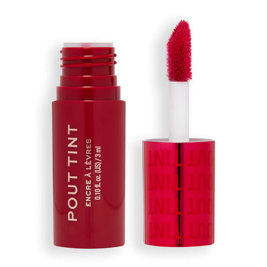 Makeup Revolution Pout Tint Lip Gloss with Moisturising Effect Shade Sizzlin Red 3 Ml - Bellso