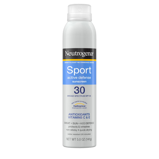 Neutrogena Sunscreen, Active Defense, Sport, Broad Spectrum SPF 30 - 5 - Bellso