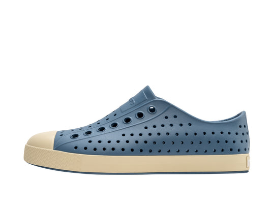 Native Shoes Jefferson Sugarlite Shoes in Oasis Blue/Bone White | Vegan | Shock Absorbent | EVA - Bellso