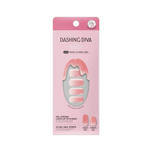 Dashing Diva Glaze Nail Art - Rosewater Glam - 32ct - Bellso