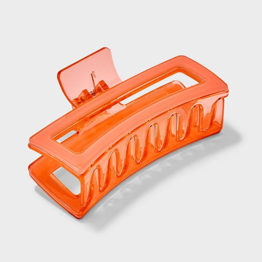 Jumbo Overlay Hair Claw Clip - Universal Thread™ Orange - Bellso