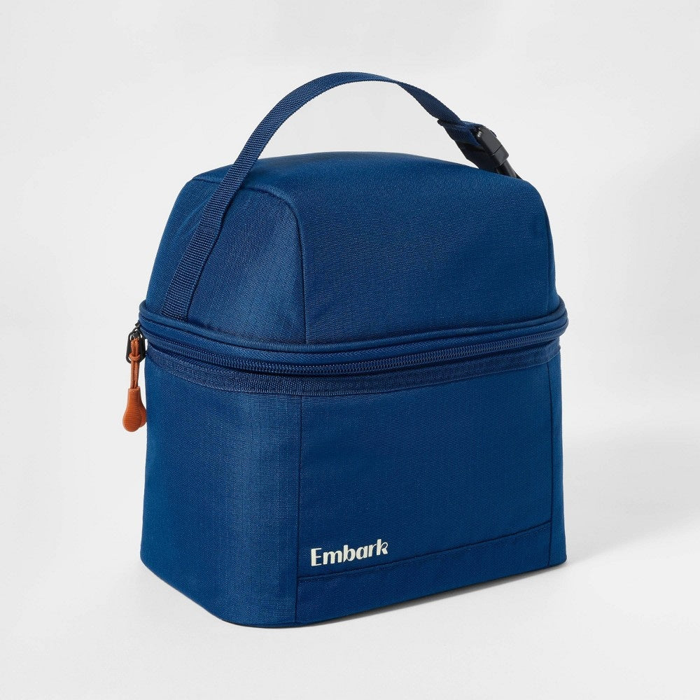 Dual-Compartment Lunch Bag Navy - Embark™ - Bellso