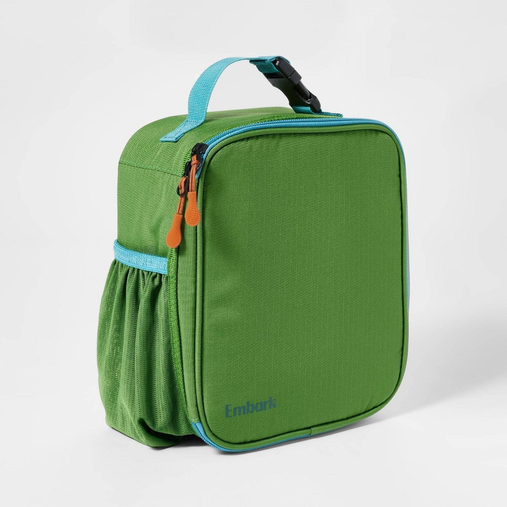 Flip-down Square Lunch Bag Green - Embark™ - Bellso