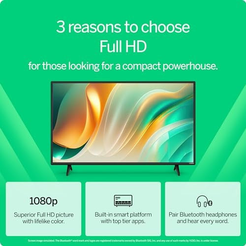 Vizio 40" Class 1080p Hdr Smart TV - VFD40M - Black - Bellso