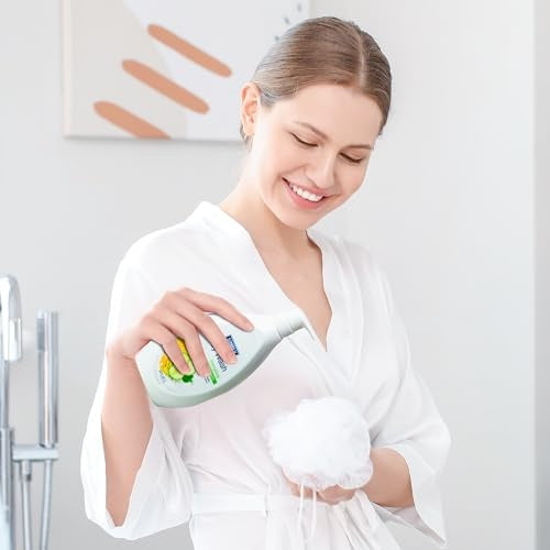 Simply BodyCare - Fresh Cucumber and Melon Natural Body Wash with Pump for Men & Women - Refreshing Daily Soap - Ultimate Skin Cleanser - Long-Lasting - Bellso