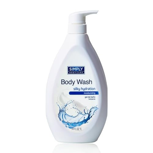Simply BodyCare - Moisturizing Natural Body Wash with Pump for Men & Women - for Body Odor & Hygiene - Ultimate Skin Cleanser - Long-Lasting Freshness - Bellso