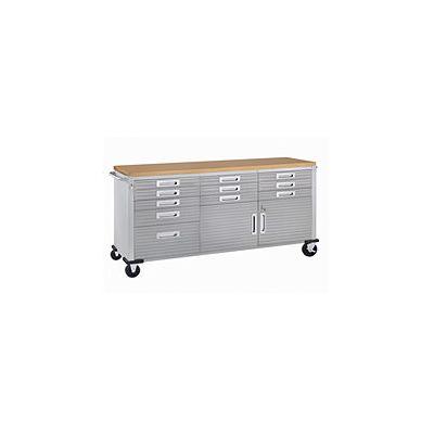 Seville Classics UltraHD Rolling Workbench - Granite - Bellso