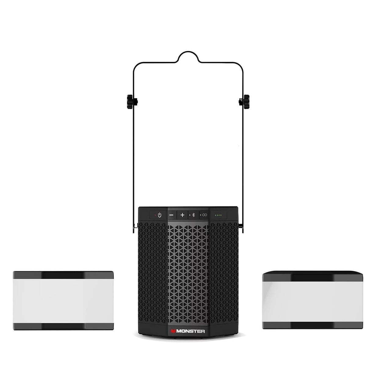 Monster Luna Portable Bluetooth Speaker with Detachable LED Lights - Bellso