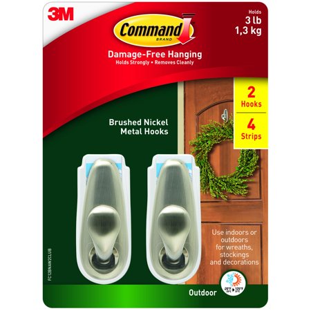 Command Outdoor Forever Classic Medium Metal Hooks Pack - Bellso