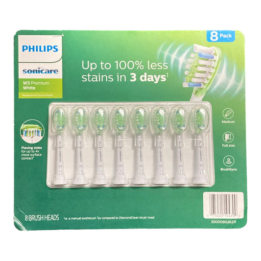 Sonicare Philips W3 Premium White Replacement Brush Heads