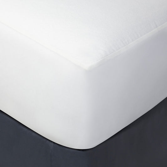 Twin Kids' Mattress Protector Cover - Pillowfort: Waterproof, OEKO-TEX Certified, 4 Corner Fitted Elastic, White - Bellso