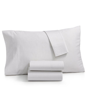 Closeout Charter Club Damask Designs Wovenblock 550 Thread Count Supima Cotton Sheet Sets Created for Macys - Bellso