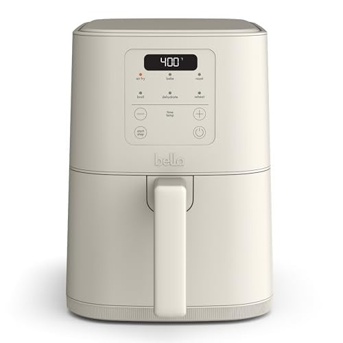Bella 4qt Slim Air Fryer - Oatmilk - Bellso