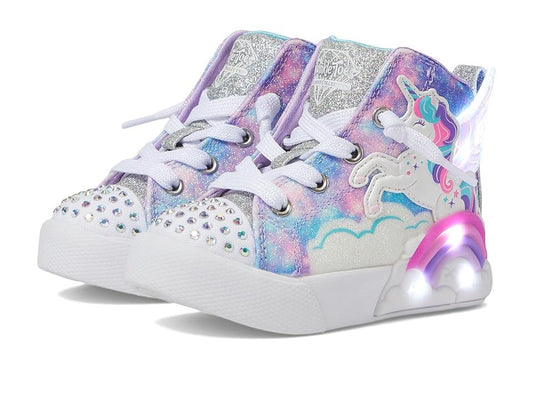 Skechers Girl's Twinkle Magic Sneaker | Size 9.0 | Lavender | Synthetic/Textile - Bellso