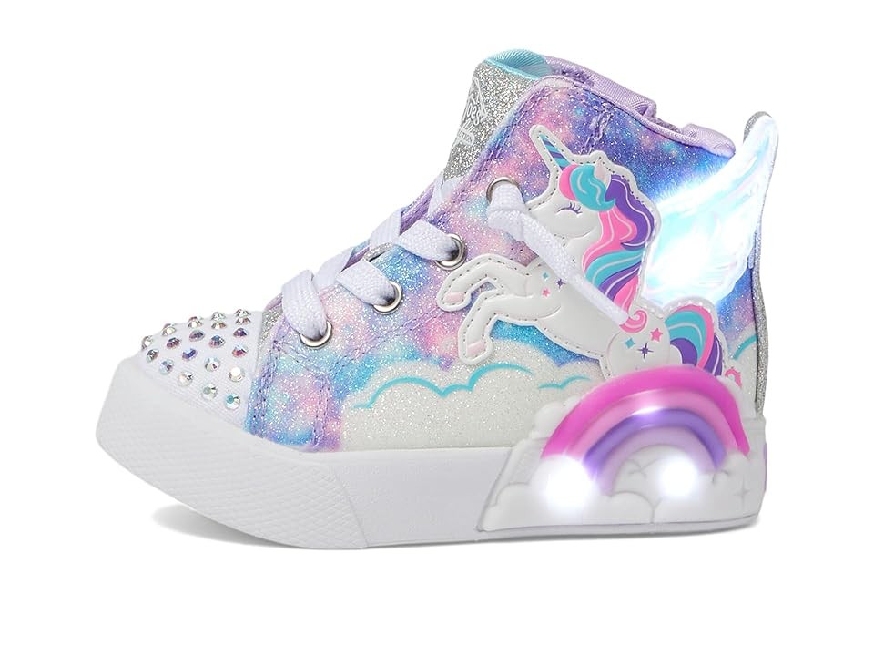 Skechers Girl's Twinkle Magic Sneaker | Size 9.0 | Lavender | Synthetic/Textile - Bellso