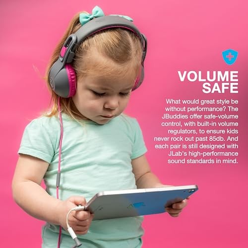JBuddies Studio 2 Wired Kids Headphones - Pink