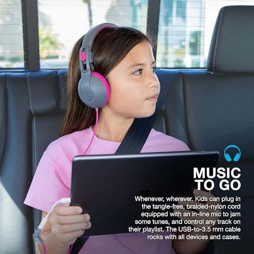 JBuddies Studio 2 Wired Kids Headphones - Pink