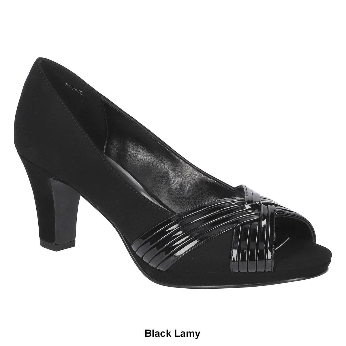 Easy Street Women's Lavish Platform Pumps - Navy Size 9-1/2 M - Bellso