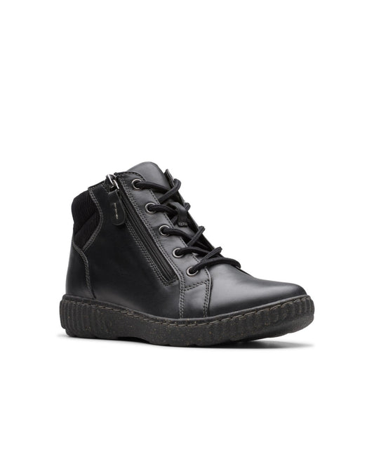 Clarks Womens Caroline Park Flat Heel Chelsea Boots, 11 Medium, Black - Bellso