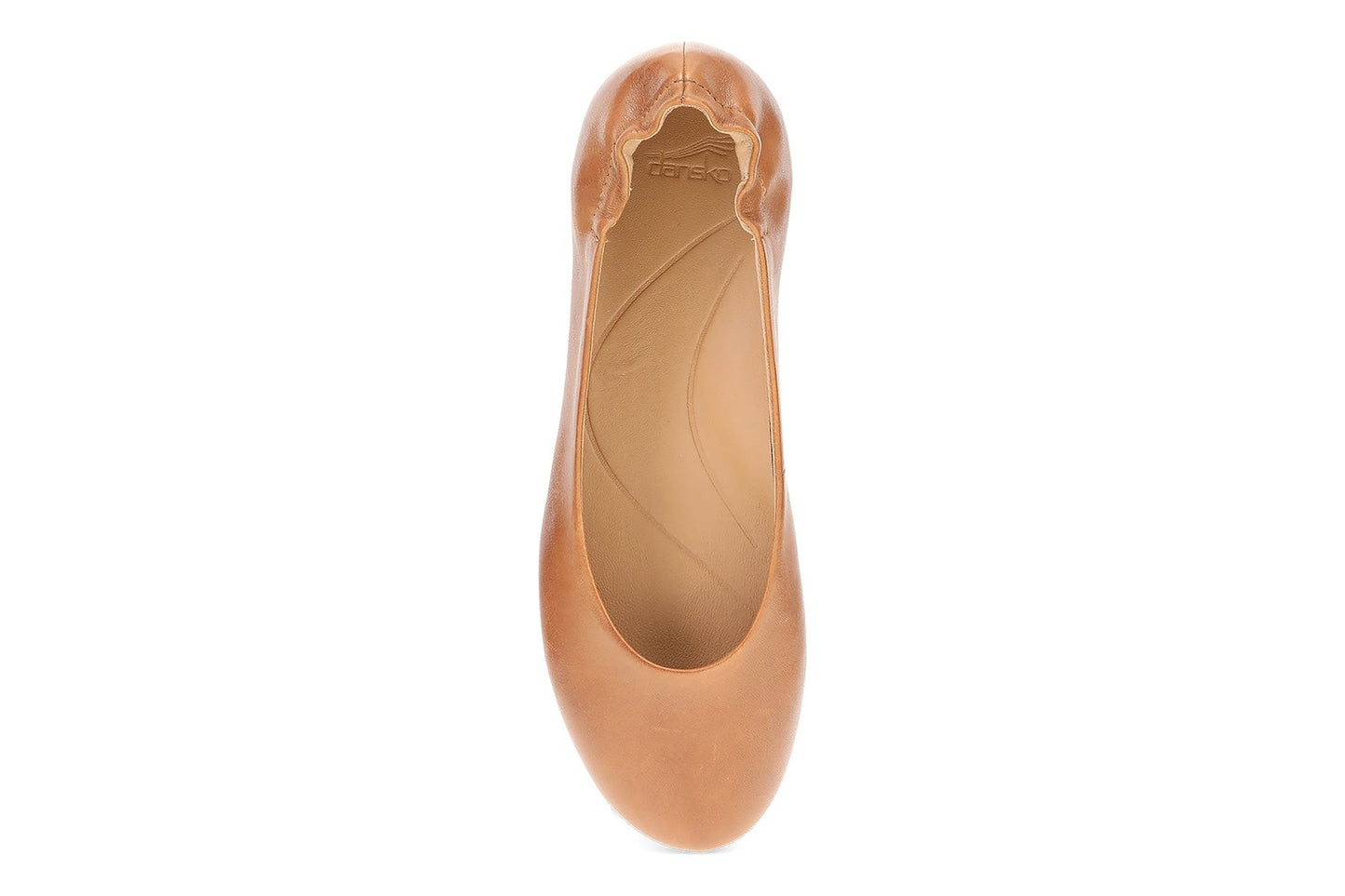 Dansko Mollie Women's Flat Shoes Luggage Nappa : EU 39.5 (US Women's 9.5) Regular, Suede - Bellso