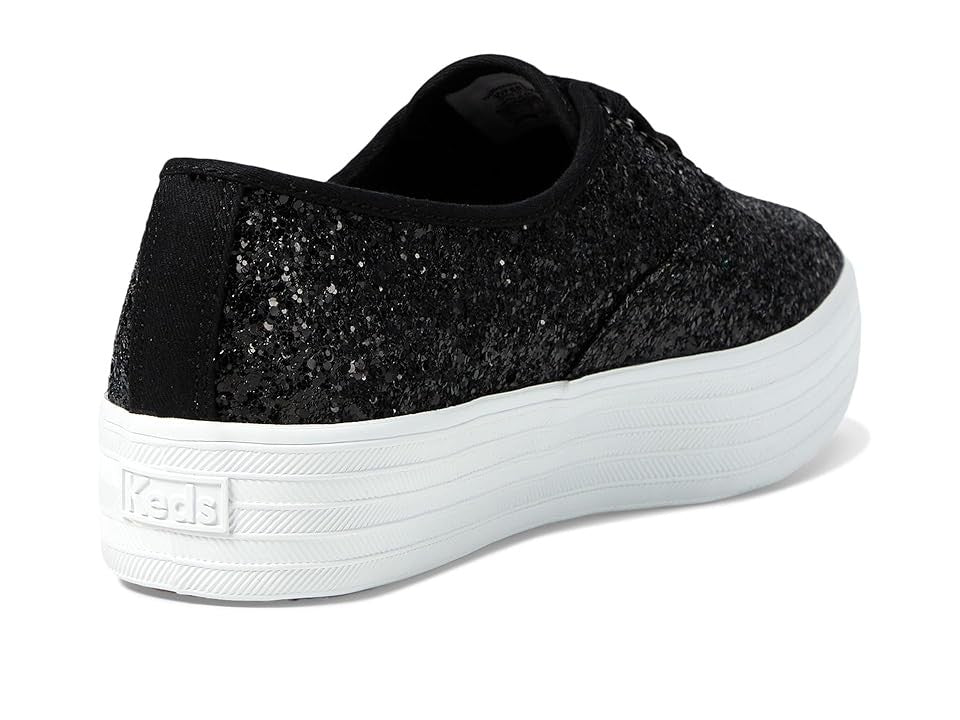 Keds Point Glitter Lace up Platform Sneakers Size 8.5 - Bellso