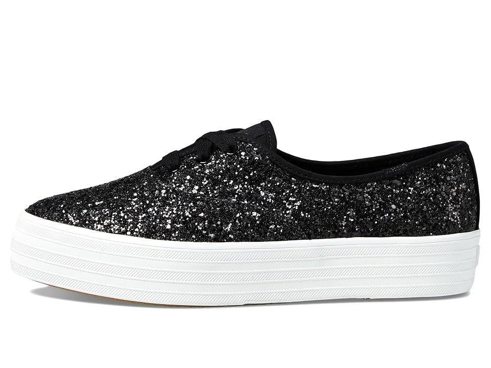 Keds Point Glitter Lace up Platform Sneakers Size 8.5 - Bellso
