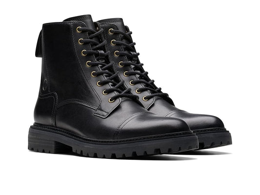 Clarks Clarkridge Hi (Black Leather) Men's Boots 12 M - Bellso