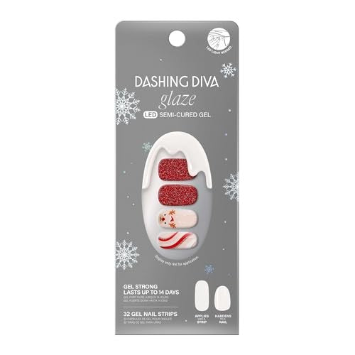 Dashing Diva Glaze Nail Art - Jolly and Bright - 32ct - Bellso