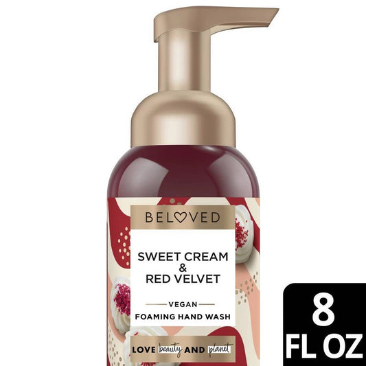 Beloved Sweet Cream & Red Velvet Foaming Hand Wash - 8 Fl Oz - Bellso