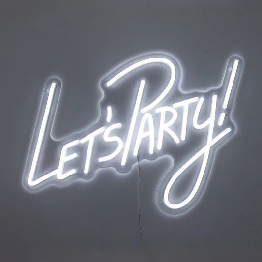 Whatever! Company Let's Party Neon Sign Novelty Wall Light - Bellso