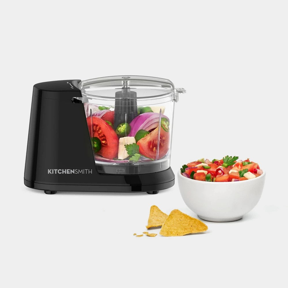 KitchenSmith 1.5 Cups 100W Mini Food Chopper Black - Bellso