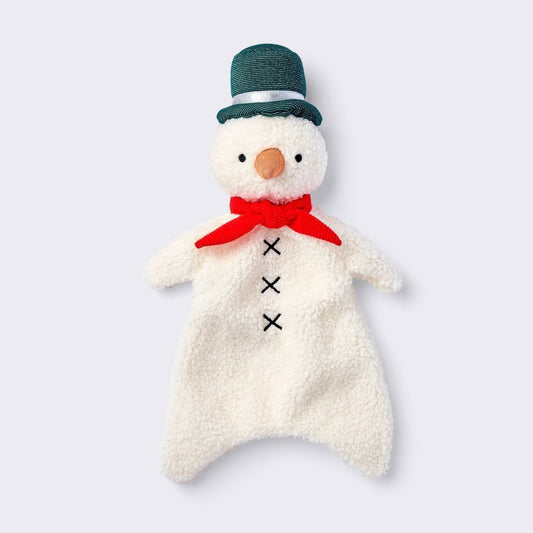 Snowman Christmas Soft Plush Baby Security Blanket - Cloud Island™ - Bellso