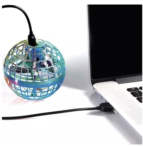 Wonder Sphere Magic Hover Ball Rainbow Edition with LED Lights - Bellso