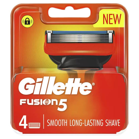Gillette Fusion 5 Razor Blades Refill Cartridges 4 Pack - Bellso