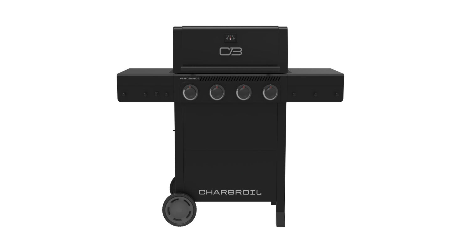 Performance Series™ 4 Burner Gas Grill Cart Black - Bellso