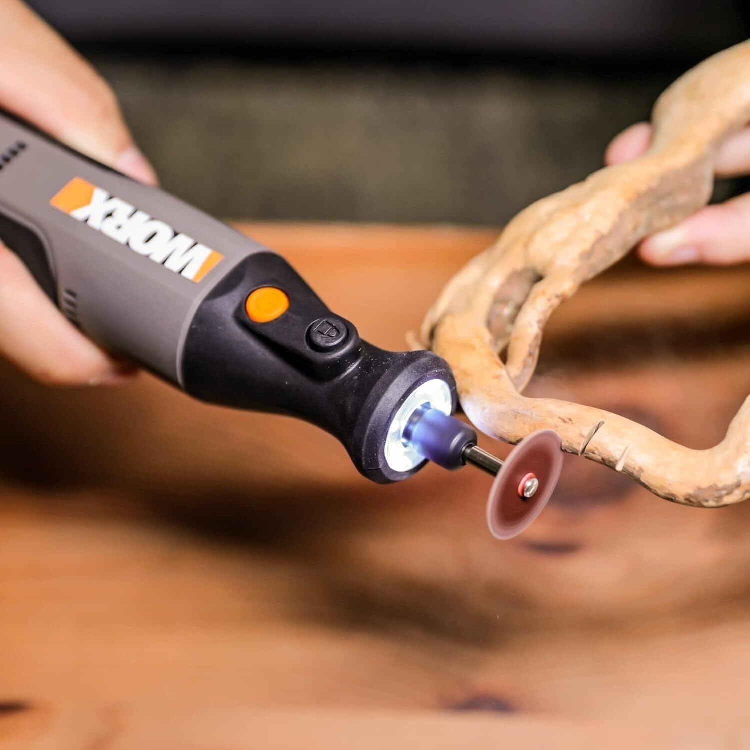 Worx WX106L.1 8V Cordless Rotary Tool  Grey - Bellso