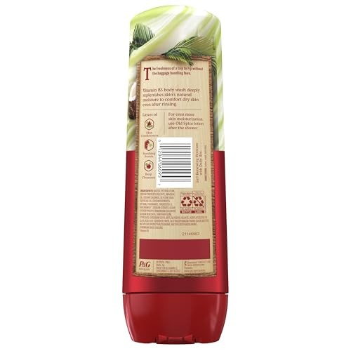 Old Spice Super Hydration Men S Body Wash Fiji with Palm Tree and Coconut 24/7 Renewing Moisture 20g - Bellso