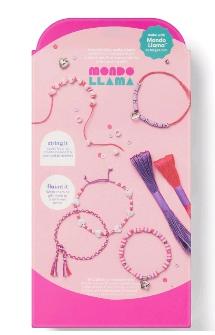 New Craft Beaded Bracelet Kit - Mondo Llama. Beading & Jewelry Making Kits....