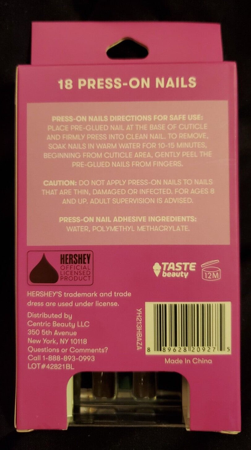 HERSHEY'S Press-on-Nails - 18pc - Bellso