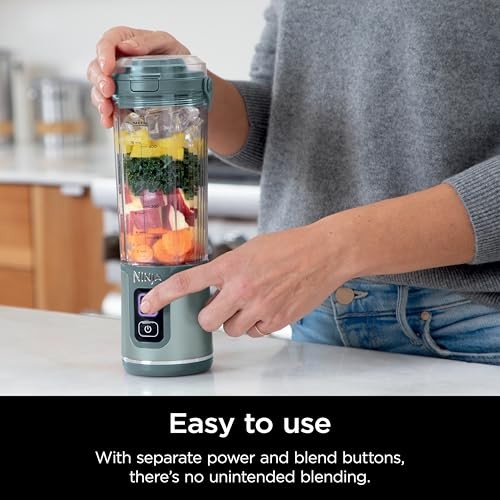 Ninja Blast Portable Blender & Accessories, Cordless, 18oz. Vessel, Personal Blender for Shakes & Smoothies, Leakproof Lid & Sip Spout, USB-C Cord, Di - Bellso