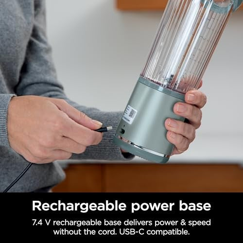 Ninja Blast Portable Blender & Accessories, Cordless, 18oz. Vessel, Personal Blender for Shakes & Smoothies, Leakproof Lid & Sip Spout, USB-C Cord, Di - Bellso