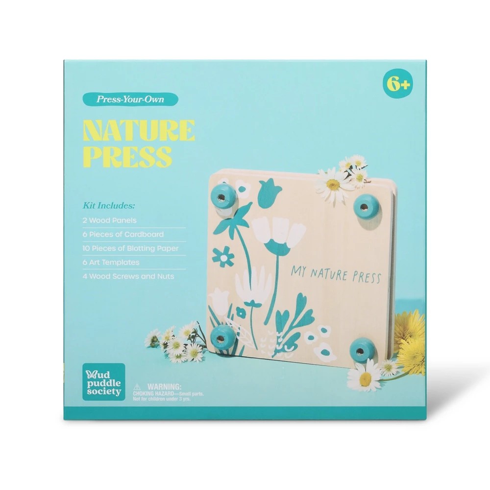 Mud Puddle Society Nature Press Garden Art Kit