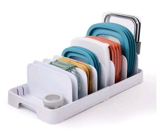 YouCopia StoraLid Food Container Lid Organizer, 40-Lid Capacity Brand New!!! - Bellso