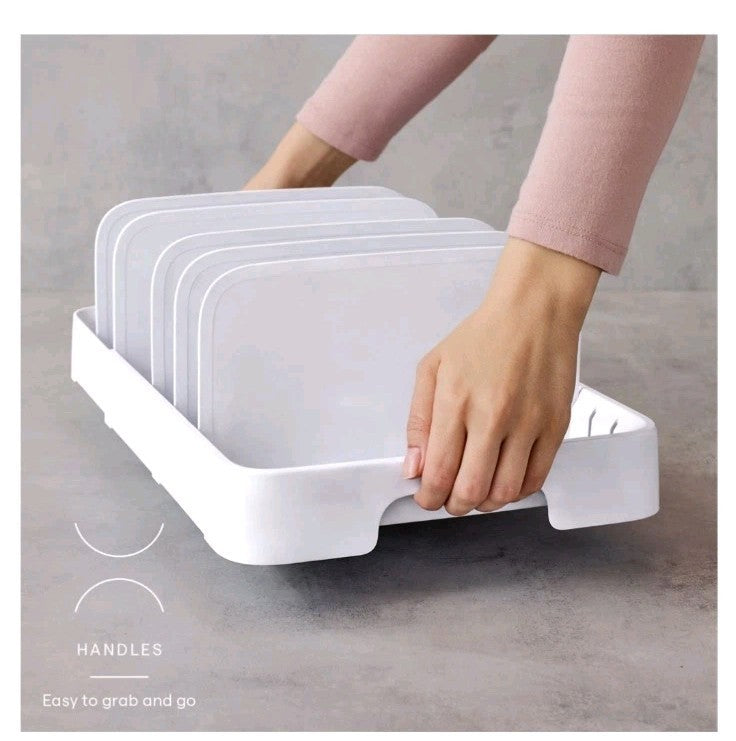 YouCopia StoraLid Food Container Lid Organizer, 40-Lid Capacity Brand New!!! - Bellso