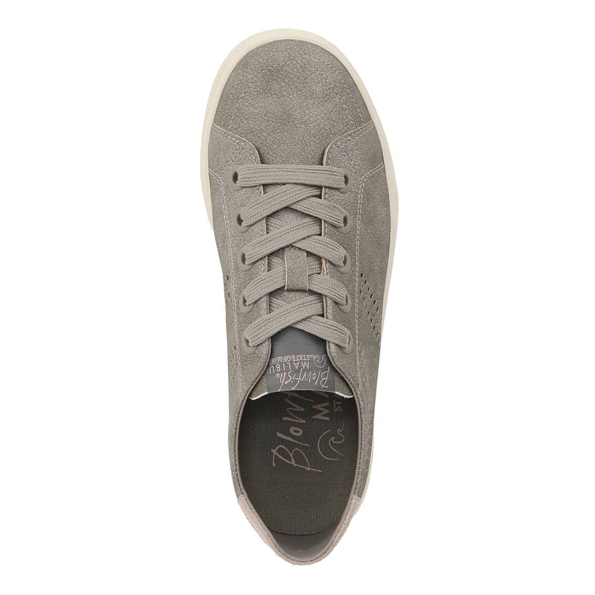 Blowfish Malibu Women's Tanner Low Profile Lace up Sneakers - White Faux Leather Size 9 M - Bellso